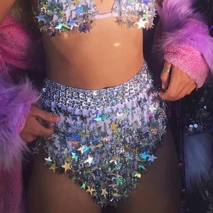 Easy Tiger Super Star Sequin Hot Pants